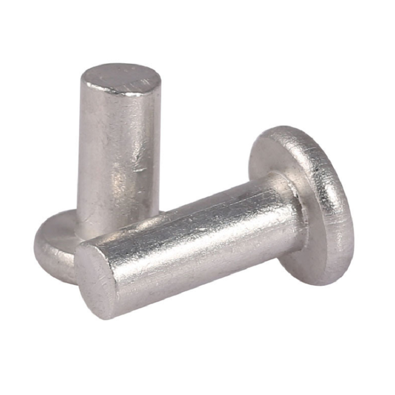 Ochoos 500pcs m4*8 Aluminum Flat Head Solid Rivet Ochoos 500pcs m4*8 Aluminum Flat Head Solid Rivet