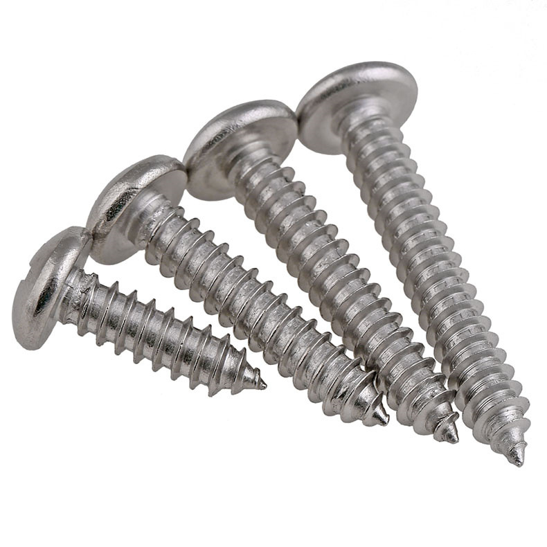 M4 316 Stainless Steel Phillips Rounded Head Self-Tapping Screws