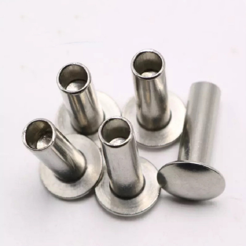 Grade 4.8 M4 Nickel Plated Hollow-End Rivets