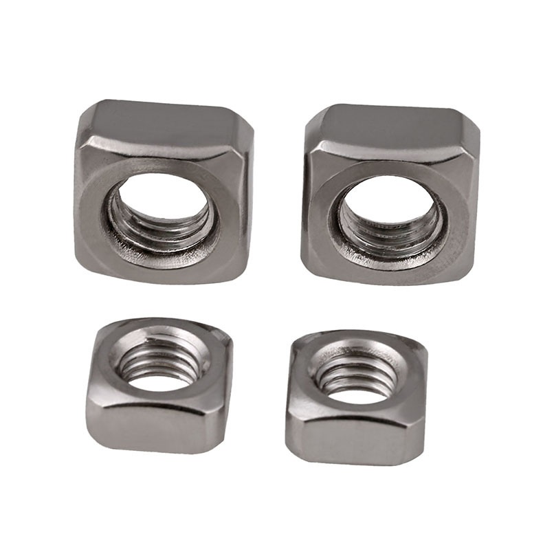 M3-M12 304 Stainless Steel Square Nuts