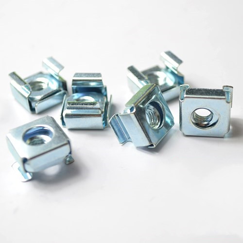 M4-M8 Grade 4.8 Blue White Zinc Plated Cage Nuts