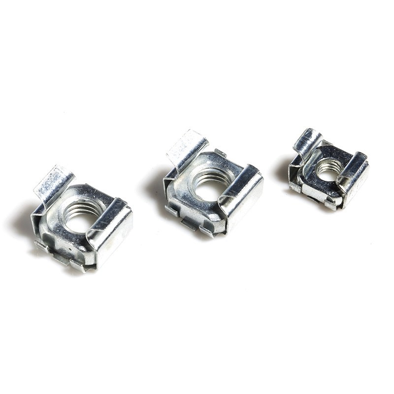 M4-M10 Grade 4.8 White Zinc Plated Cage Nuts